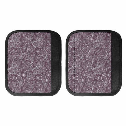 Umber Floral Bohemian Pattern Print Handle Covers