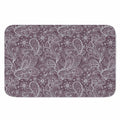 Umber Floral Bohemian Pattern Print Indoor Door Mat