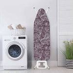 Umber Floral Bohemian Pattern Print Ironing Board Cover