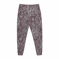 Umber Floral Bohemian Pattern Print Jogger Pants