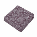 Umber Floral Bohemian Pattern Print Outdoor Seat Cushion Cover