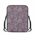 Umber Floral Bohemian Pattern Print Rectangular Crossbody Bag