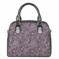 Umber Floral Bohemian Pattern Print Shoulder Handbag