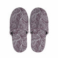 Umber Floral Bohemian Pattern Print Slippers