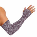 Umber Floral Bohemian Pattern Print Sun Protection Arm Sleeves