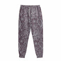 Umber Floral Bohemian Pattern Print Sweatpants