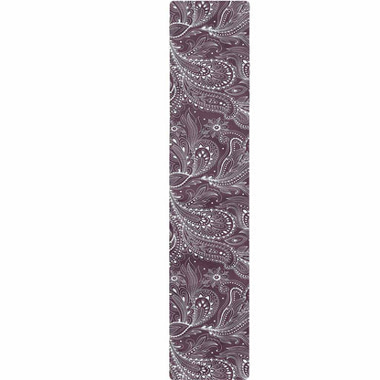 Umber Floral Bohemian Pattern Print Table Runner