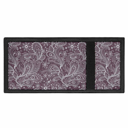 Umber Floral Bohemian Pattern Print Trifold Wallet