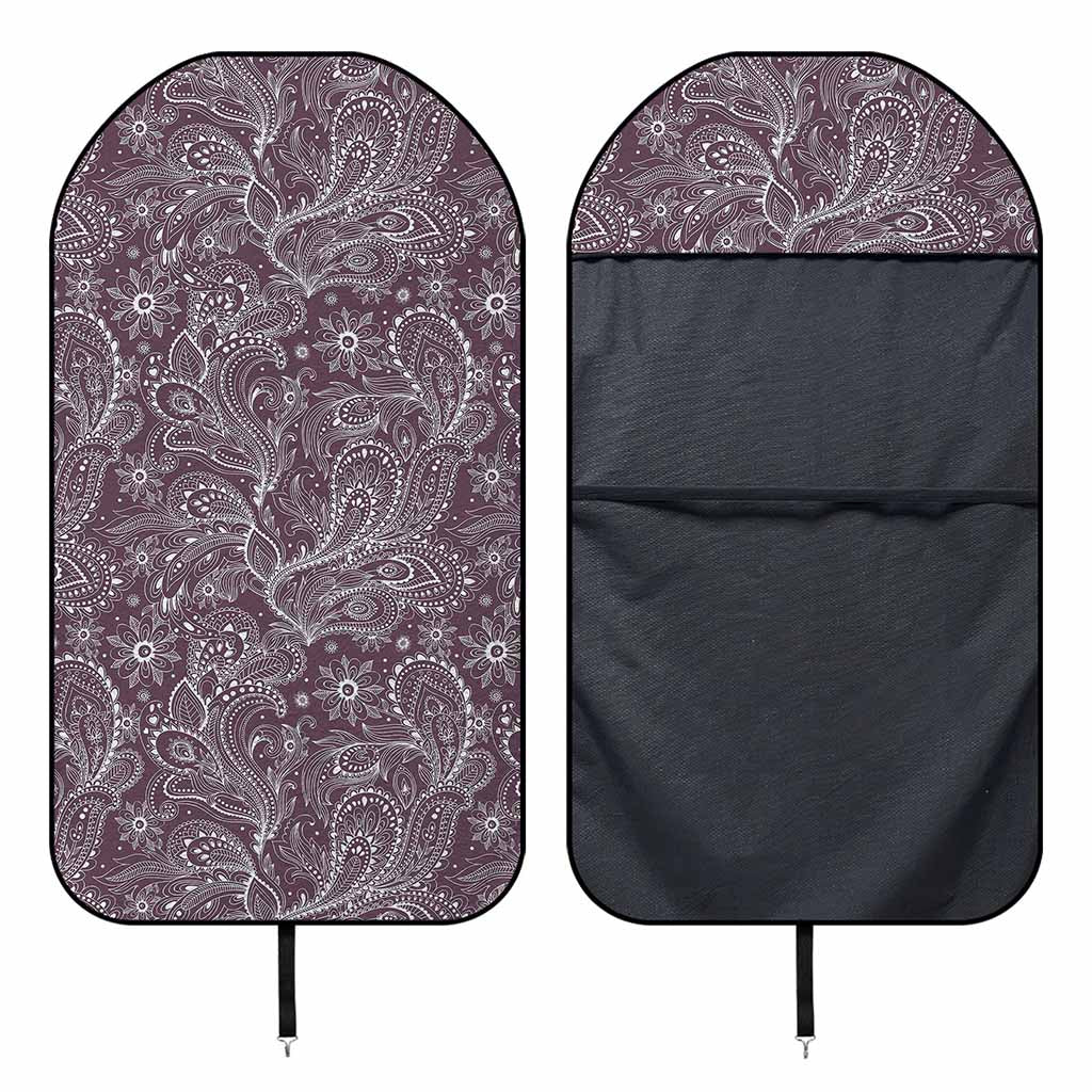 Umber Floral Bohemian Pattern Print Waterproof Car Seat Cover