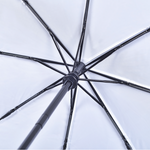 Black Grey Dark Marble Print Foldable Umbrella