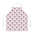 Unicorn Cupcake Pattern Print Adjustable Apron