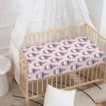 Unicorn Cupcake Pattern Print Baby Crib Sheet
