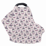 Unicorn Cupcake Pattern Print Baby Seat Cover