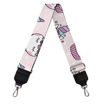 Unicorn Cupcake Pattern Print Bag Strap