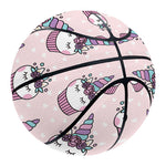 Unicorn Cupcake Pattern Print Basketball