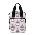 Unicorn Cupcake Pattern Print Bible Tote Bag