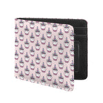 Unicorn Cupcake Pattern Print Bifold Wallet