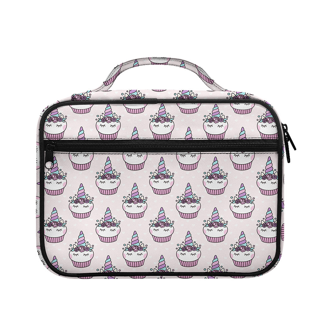 Unicorn Cupcake Pattern Print Briefcase Bible Bag