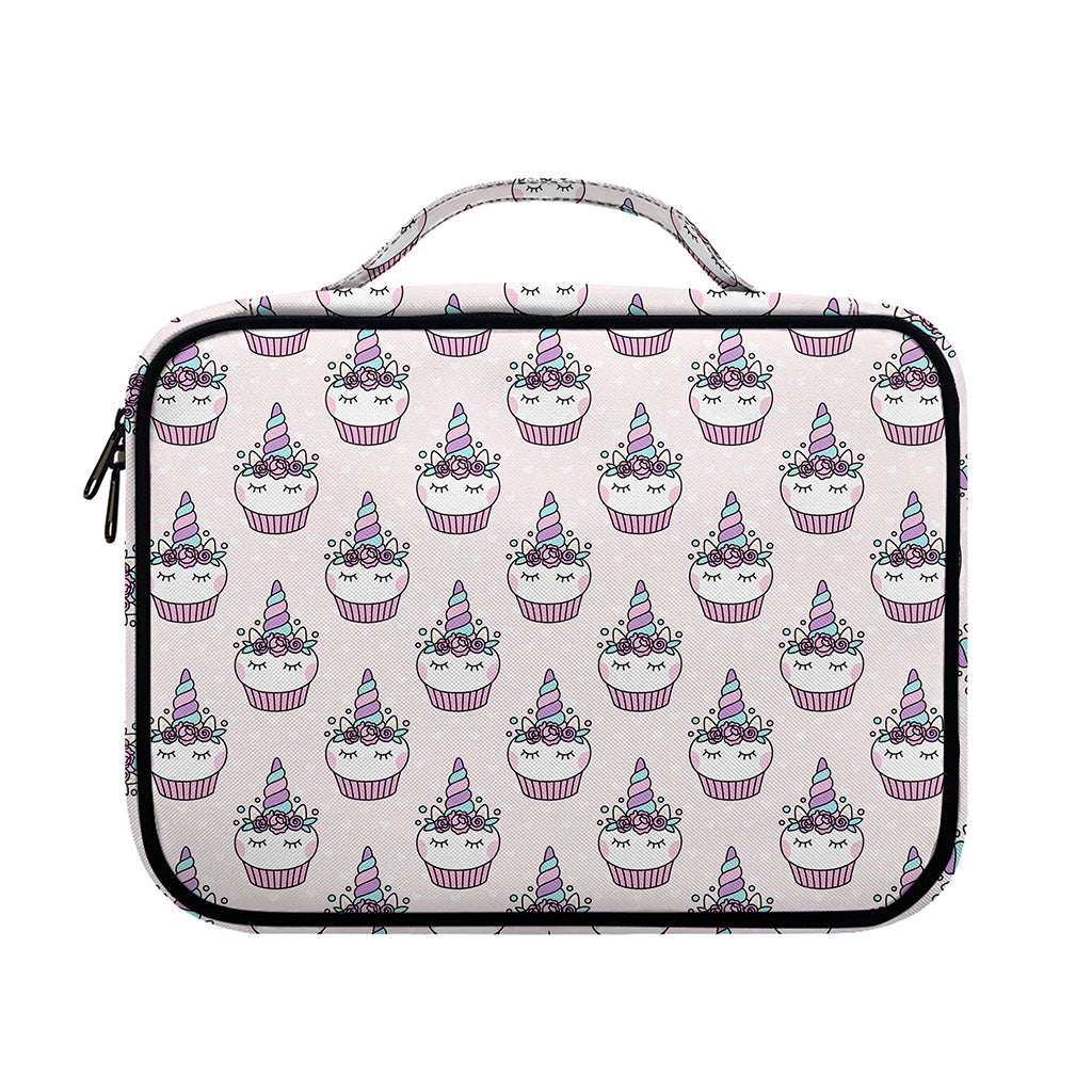 Unicorn Cupcake Pattern Print Briefcase Bible Bag