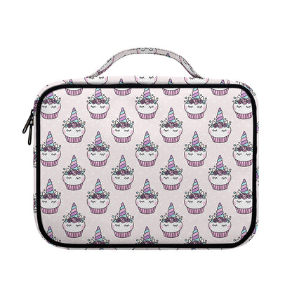 Unicorn Cupcake Pattern Print Briefcase Bible Bag