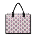 Unicorn Cupcake Pattern Print Canvas Tote Bag