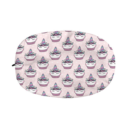 Unicorn Cupcake Pattern Print Car Side Mirror Covers