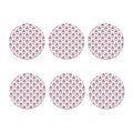 Unicorn Cupcake Pattern Print Coaster Set