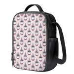 Unicorn Cupcake Pattern Print Crossbody Lunch Bag