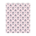 Unicorn Cupcake Pattern Print Curtain