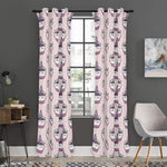 Unicorn Cupcake Pattern Print Curtain