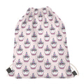 Unicorn Cupcake Pattern Print Drawstring Bag