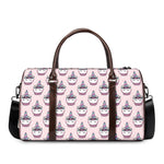 Unicorn Cupcake Pattern Print Duffle Bag