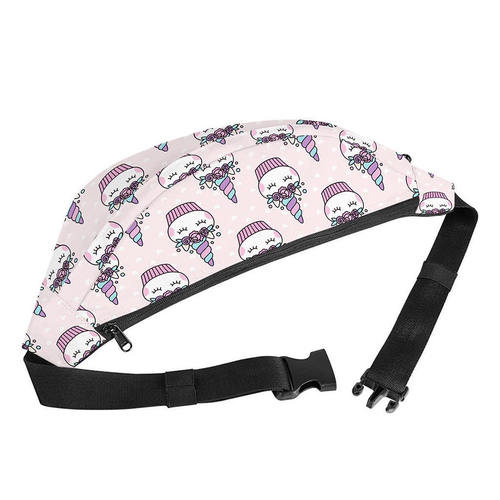 Unicorn Cupcake Pattern Print Fanny Pack
