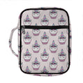 Unicorn Cupcake Pattern Print Front Pocket Bible Bag