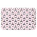 Unicorn Cupcake Pattern Print Indoor Door Mat