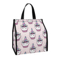 Unicorn Cupcake Pattern Print Insulated Lunch Tote