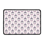 Unicorn Cupcake Pattern Print Kitchen Mat