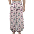Unicorn Cupcake Pattern Print Lantern Pants