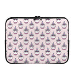 Unicorn Cupcake Pattern Print Laptop Sleeve
