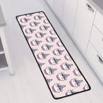 Unicorn Cupcake Pattern Print Long Kitchen Mat