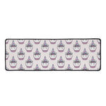 Unicorn Cupcake Pattern Print Long Kitchen Mat