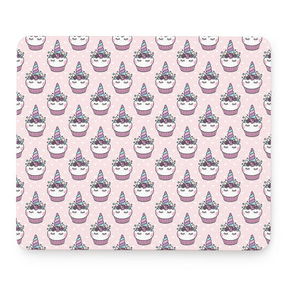 Unicorn Cupcake Pattern Print Mouse Pad