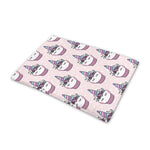 Unicorn Cupcake Pattern Print Pet Cooling Mat Cover