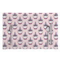 Unicorn Cupcake Pattern Print Placemat