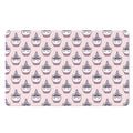 Unicorn Cupcake Pattern Print Polyester Doormat