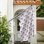 Unicorn Cupcake Pattern Print Polyester Flag