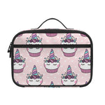 Unicorn Cupcake Pattern Print Portable Lunch Bag
