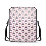 Unicorn Cupcake Pattern Print Rectangular Crossbody Bag