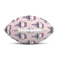 Unicorn Cupcake Pattern Print Rugby Ball