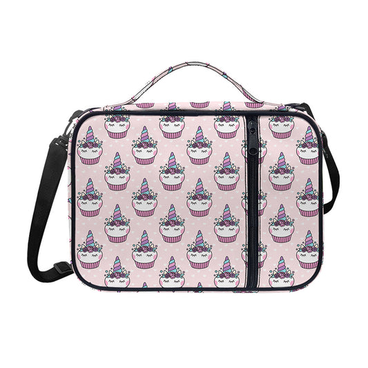 Unicorn Cupcake Pattern Print Shoulder Strap Bible Bag